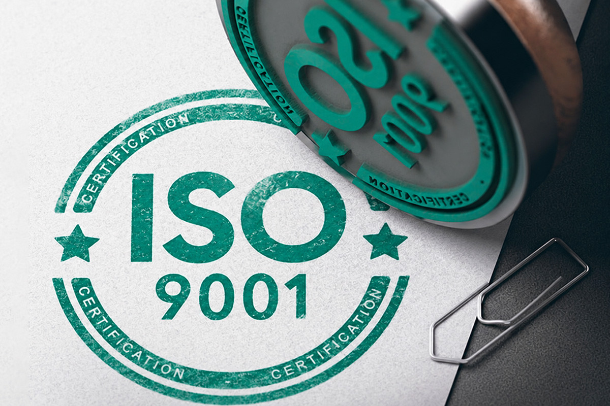 iso 9001 stempel